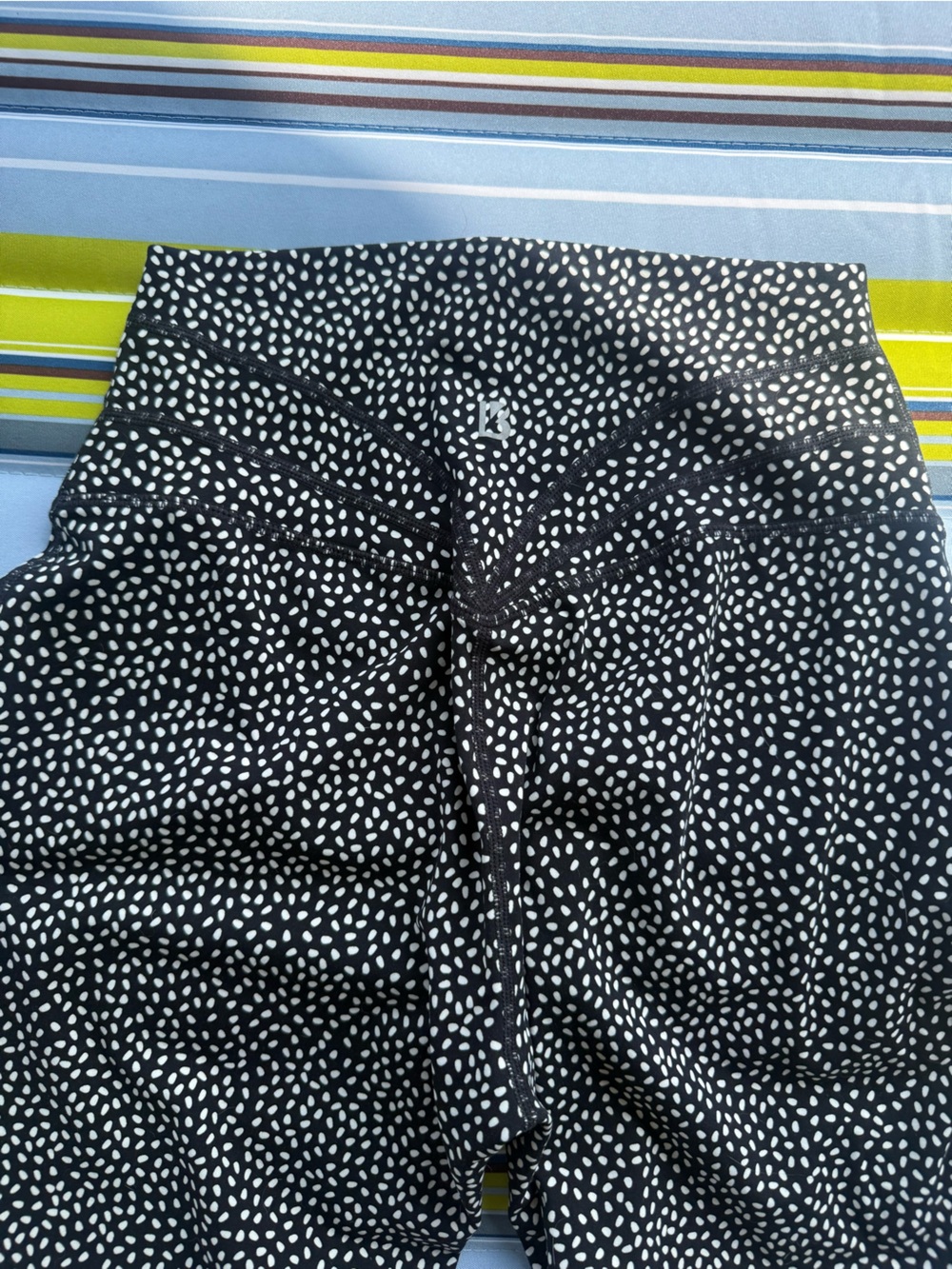 BuffBunny Black and White Polka Dot Leggings